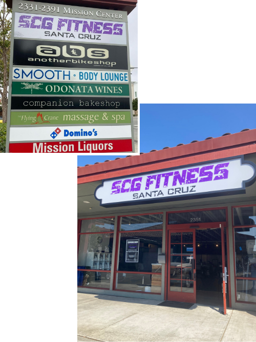 SCG Fitness Front & Monument sign